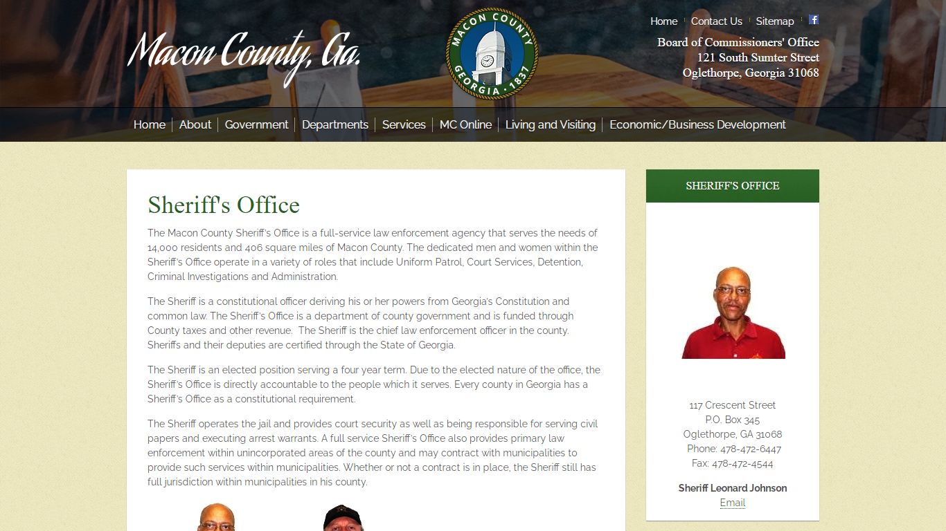 Sheriff's Office - Macon County, GA
